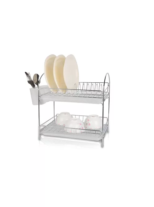 Сушилник Rosberg R53000E, Хром, 2 нива, 34x23x35.5см.