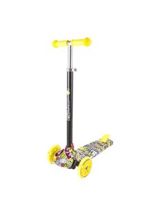   Тротинетка LORELLI YUPPEE GRAFFITI SMILE, Жълт - Код L11401