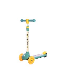   Тротинетка LORELLI TAMTAM CRAZY GREEN, Регулируема дръжка в 3 позиции, До 50кг., Зелен - Код L11412