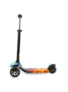   Тротинетка LORELLI DRAXTER RED FLAME, До 20 кг., Крачна спирачка, Заднa PVC гумa 100/48 mm, Черен - Код L11431