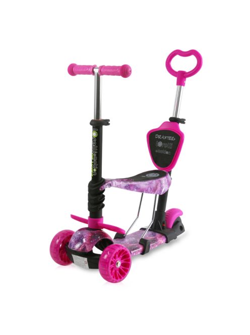 Тротинетка LORELLI DRAXTER PLUS PINK GALAXY,  До 20кг., Регулируема дръжка в 3 позиции, Розов - Код L11480