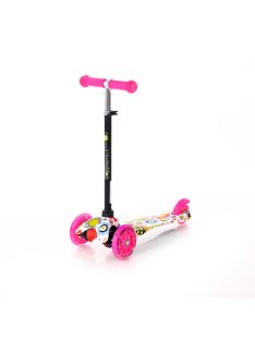   Тротинетка LORELLI MINI PINK FLOWERS, До 20кг., Регулируема дръжка в 3 позиции, Розов - Код L11517