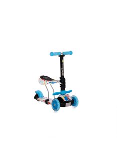   Тротинетка LORELLI SMART PLUS TRACERY, До 20 Кг., Регулируема родителска дръжка в 3 позиции, Светещи гуми, Син - Код L11519