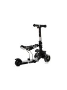 Тротинетка LORELLI SMART PLUS BLACK FLASH, До 20 Кг., Регулируема родителска дръжка в 3 позиции, Светещи гуми, Черен - Код L11528