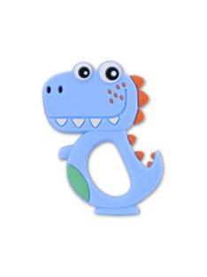 Силиконова гризалка LORELLI ДИНО "LUCKY", Син