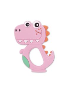 Силиконова гризалка LORELLI ДИНО "LUCKY", Розов