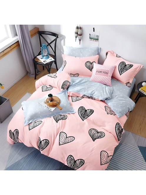 Двулицево спално бельо EmonaMall, 4 части - Модел S13170