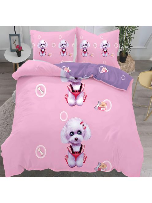 Двулицево спално бельо 3D, EmonaMall, 4 части - Модел S13297