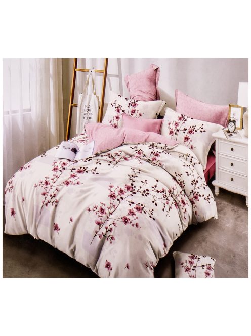 Спално бельо в бежово и розово