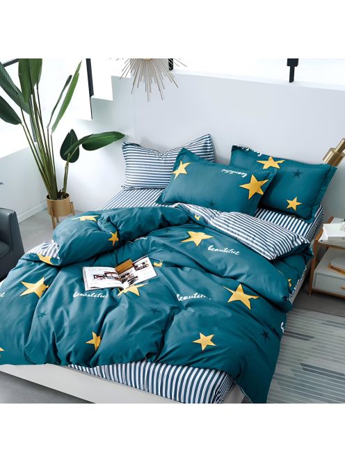 Спално бельо изработено в наситени цветове