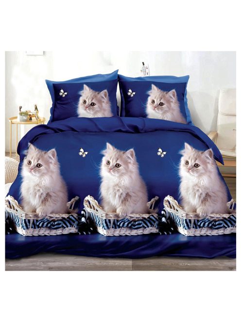 Спално бельо с котенца