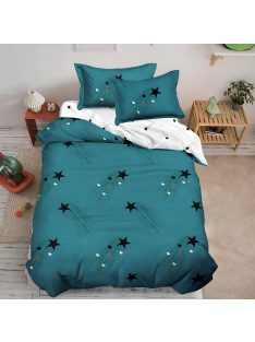   Двулицево спално бельо с ластик (размер за приста) EmonaMall, 4 части - Модел S14557