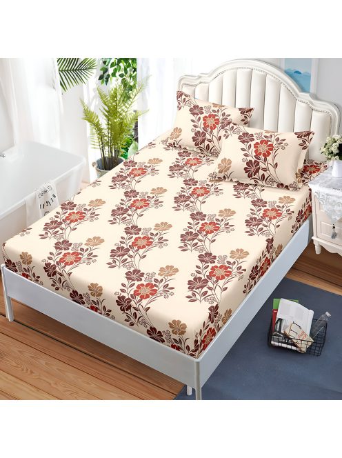 Долен чаршаф с ластик и две калъфки (за матрак от 160x200 до 180x200) EmonaMall, 3 части - Модел S14626