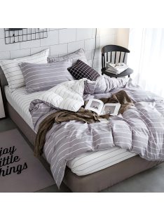   Двулицево спално бельо с ластик EmonaMall, 4 части - Модел S14827