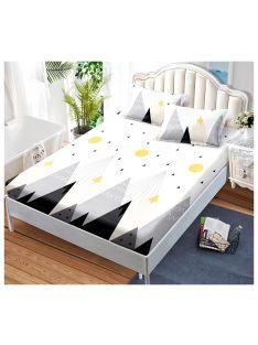   Долен чаршаф с ластик и две калъфки (за матрак от 160x200 до 180x200) EmonaMall, 3 части - Модел S14979