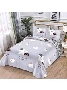   Двулицево спално бельо с ластик EmonaMall, 4 части - Модел S14985