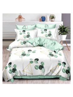   Двулицев спален комплект с ластик EmonaMall, 6 части - Модел S14989