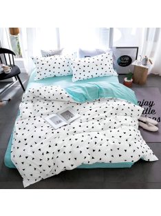   Двулицево спално бельо с ластик EmonaMall, 4 части - Модел S15215
