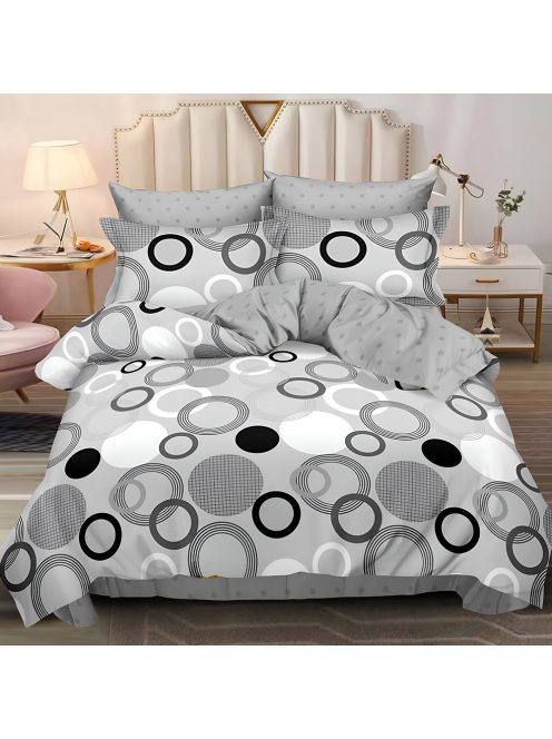 Двулицево спално бельо с ластик EmonaMall, 6 части - Модел S15216
