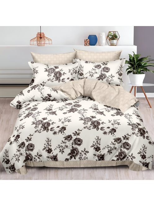 Двулицево спално бельо с ластик EmonaMall, 6 части - Модел S15225