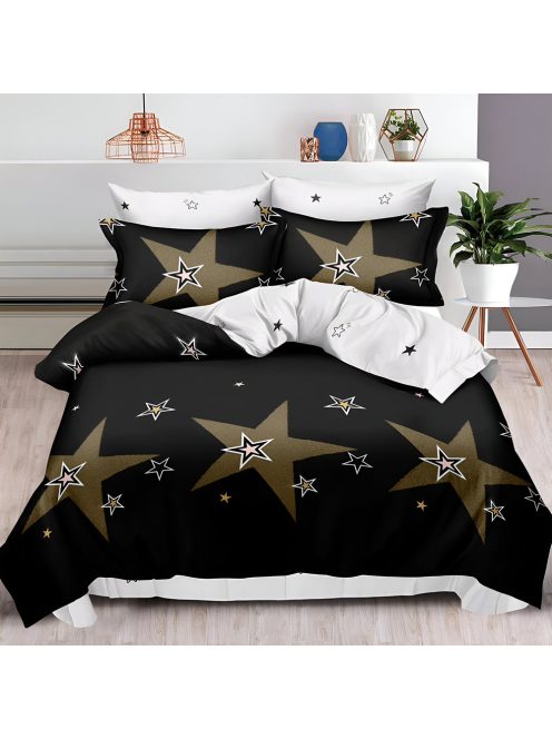 Двулицево спално бельо с ластик EmonaMall, 6 части - Модел S15226