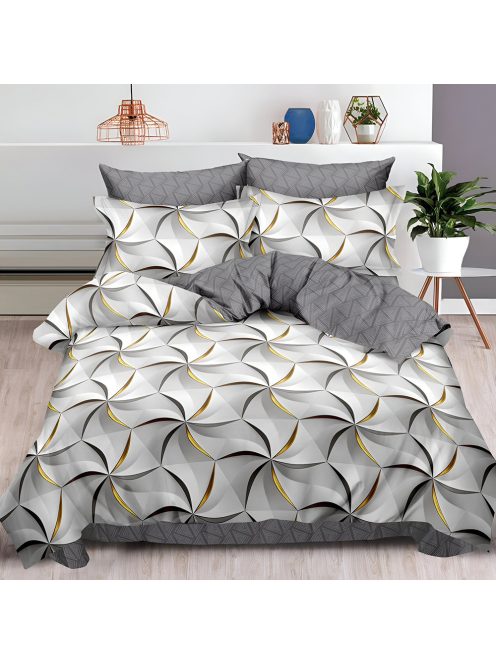 Двулицево спално бельо с ластик EmonaMall, 6 части - Модел S15233