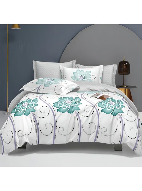 Двулицево спално бельо с ластик EmonaMall, 4 части - Модел S15276