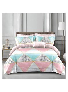   Двулицево спално бельо с ластик EmonaMall, 4 части - Модел S15279