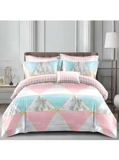   Двулицево спално бельо с ластик EmonaMall, 4 части - Модел S15279