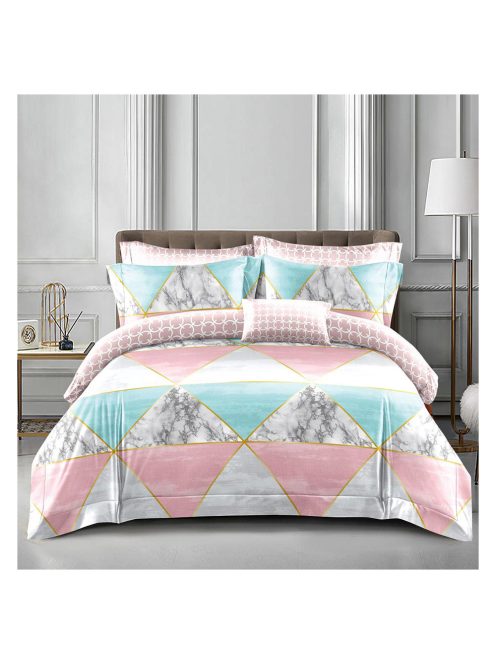 Двулицево спално бельо с ластик EmonaMall, 4 части - Модел S15279