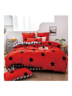   Двулицево спално бельо с ластик EmonaMall, 4 части - Модел S15402