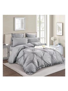   Едноцветен спален комплект с ластик EmonaMall, 6 части - Модел S15560