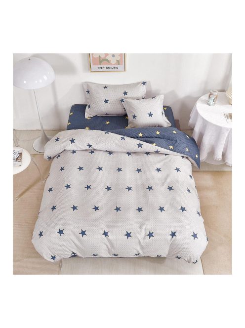 Двулицево спално бельо с ластик (размер за приста) EmonaMall, 4 части - Модел S15604