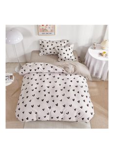   Двулицево спално бельо с ластик (размер за приста) EmonaMall, 4 части - Модел S15605