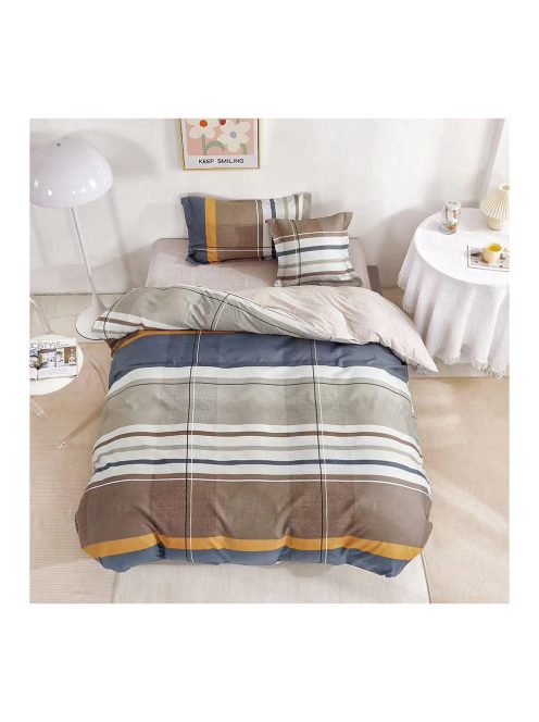 Двулицево спално бельо с ластик (размер за приста) EmonaMall, 4 части - Модел S15608