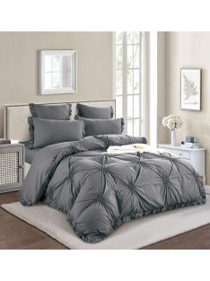   Едноцветен спален комплект с ластик EmonaMall, 6 части - Модел S15717