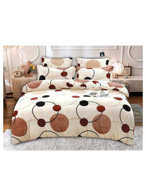 Плюшен еднолицев спален комплект с одеяло EmonaMall, 6 части - Код S15781