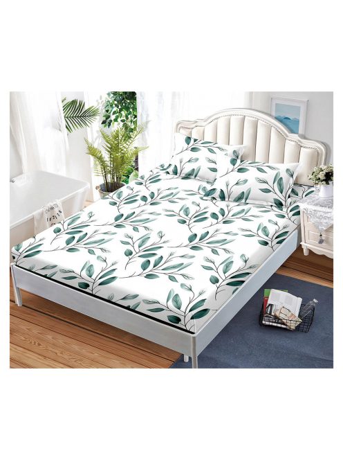 Долен чаршаф с ластик и две калъфки (за матрак от 160x200 до 180x200) EmonaMall, 3 части - Модел S15799