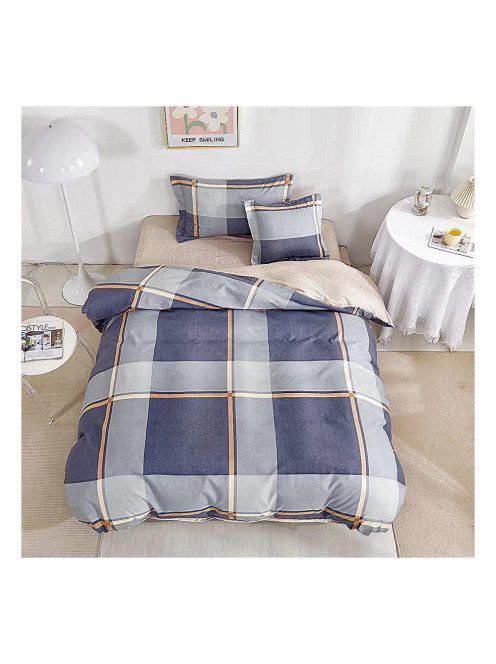 Двулицево спално бельо с ластик (размер за приста) EmonaMall, 4 части - Модел S15806