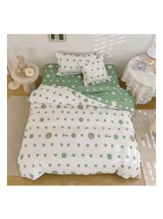   Двулицево спално бельо с ластик (размер за приста) EmonaMall, 4 части - Модел S15813