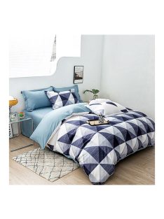   Двулицево спално бельо с ластик EmonaMall, 4 части - Модел S15899