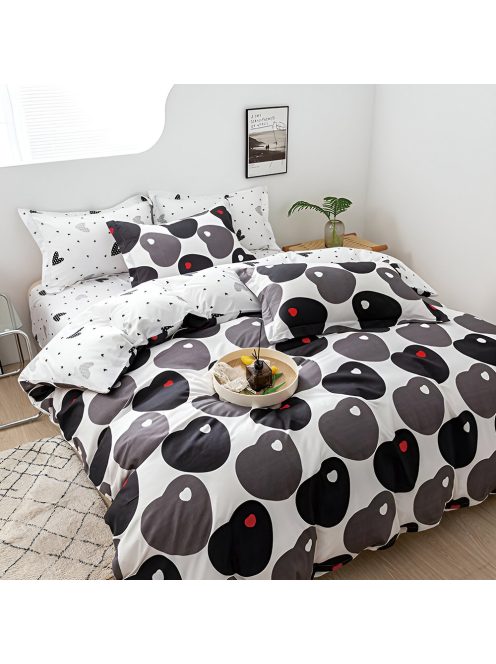 Двулицево спално бельо с ластик EmonaMall, 4 части - Модел S15901