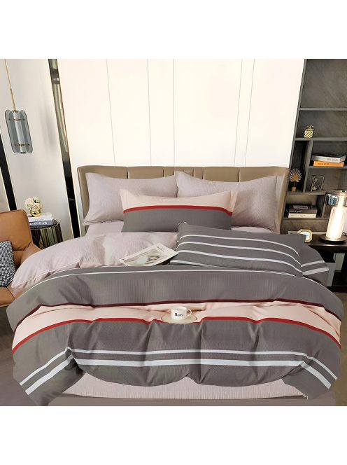 Двулицево спално бельо с ластик EmonaMall, 6 части - Модел S15922