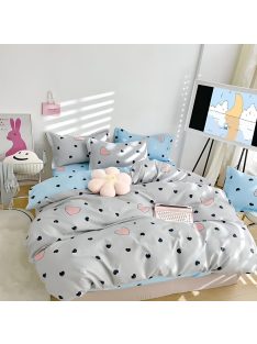   Двулицево спално бельо с ластик EmonaMall, 6 части - Модел S15932