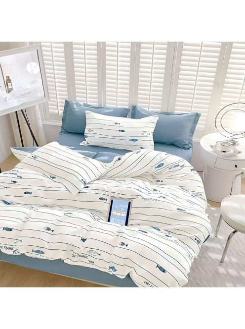 Двулицево спално бельо EmonaMall, 6 части - Модел S15934