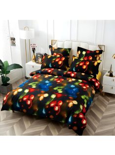   Двулицево спално бельо с ластик EmonaMall, 6 части - Модел S16489