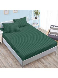   Едноцветен долен чаршаф с ластик и две калъфки (за матрак 160x200 и 180x200) EmonaMall, 3 части - Модел S16772