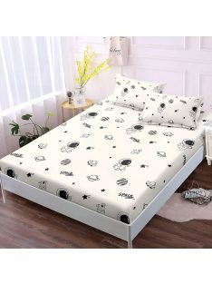   Долен чаршаф с ластик и две калъфки (за матрак 160x200) EmonaMall, 3 части - Модел S16818