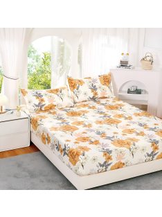   Долен чаршаф с ластик и две калъфки (за матрак 160x200) EmonaMall, 3 части - Модел S16833