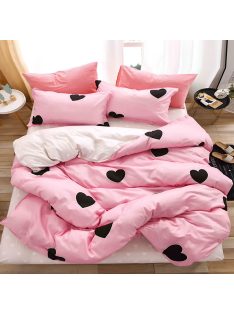   Двулицево спално бельо с ластик (размер за приста) EmonaMall, 4 части - Модел S17013